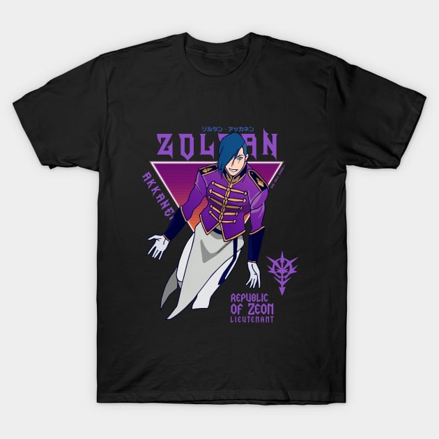 Vaporwave Zoltan (V2) T-Shirt by Gundam Otaku Shop